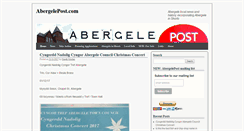 Desktop Screenshot of abergelepost.com