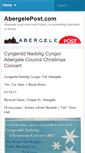 Mobile Screenshot of abergelepost.com