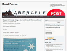 Tablet Screenshot of abergelepost.com